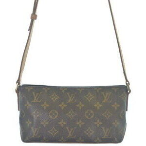 Louis Vuitton Trotteur Shoulder Bag Brown Beige All Over